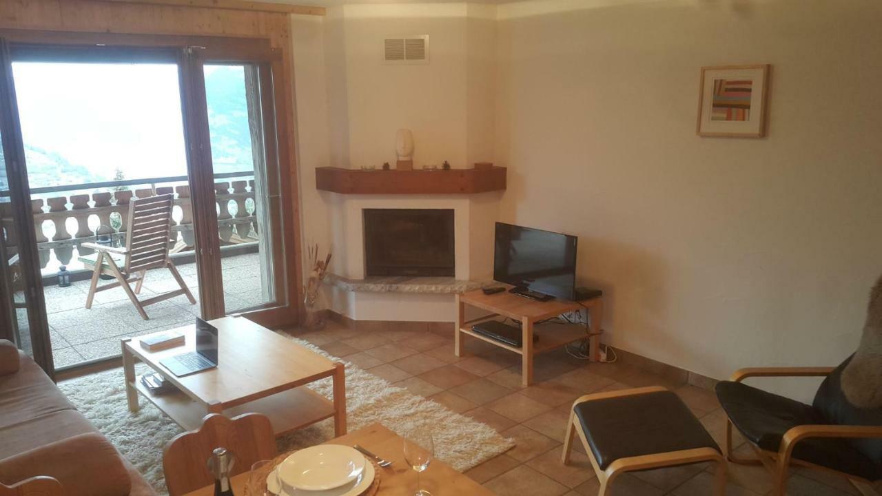 Appartement D'Une Chambre Avec Vue Imprenable - Veysonnaz Luaran gambar